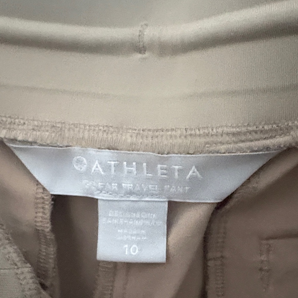 ATHLETA Go far travel pant Tan Cargo Pants - Picture 2 of 6